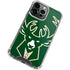 NBA Milwaukee Bucks Large Logo iPhone 15 Pro Clear Case